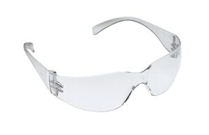 3m tekk 11329 virtua anti-fog safety glasses, clear frame, clear lens