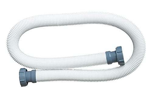 Intex Plastic 1.5" Diameter Accessory Pool Pump Replacement Hose - 59" Long - Set of 2