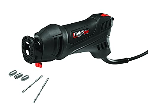 Rotozip SS355-10 5.5 Amp High Performance Spiral Saw Tool Kit with (3) Collects and (2) Bits, Compact & Lightweight - Ideal for Plunge Cuts, Freehand Cuts, and Cut-Outs