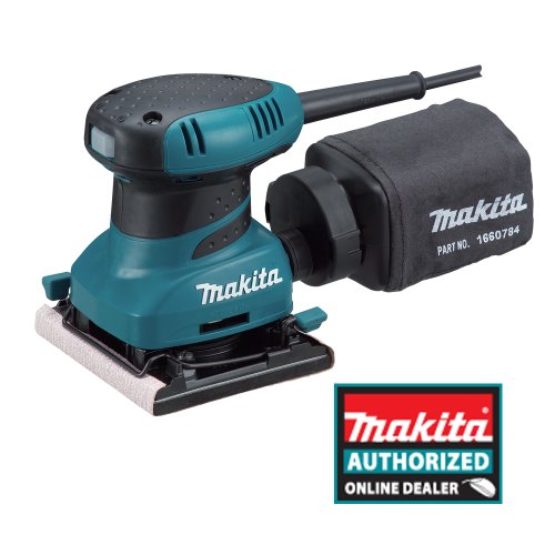 Makita BO4556K 1/4 Sheet Finishing Sander, with Tool Case