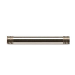 moen 116651bn 6-inch straight replacement shower extension, brushed nickel, 0.5