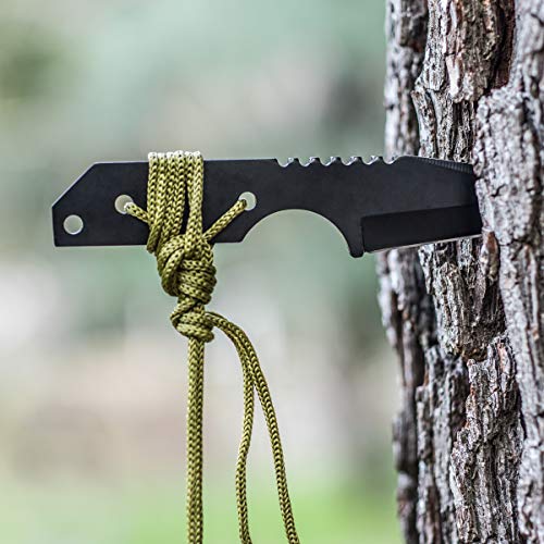 SE Outdoor Tanto Knife with Firestarter - KHK6320