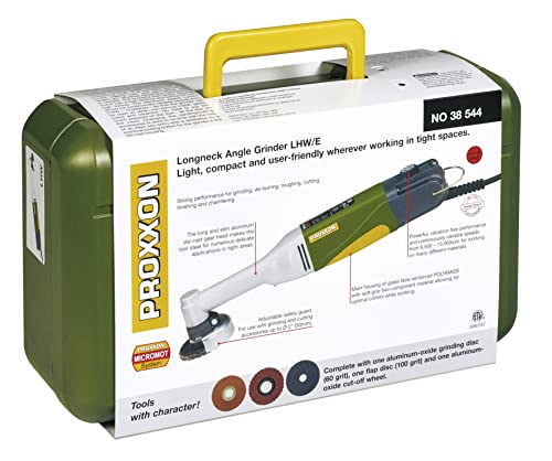 PROXXON Longneck Angle Grinder LHW/E, 38544 , Green