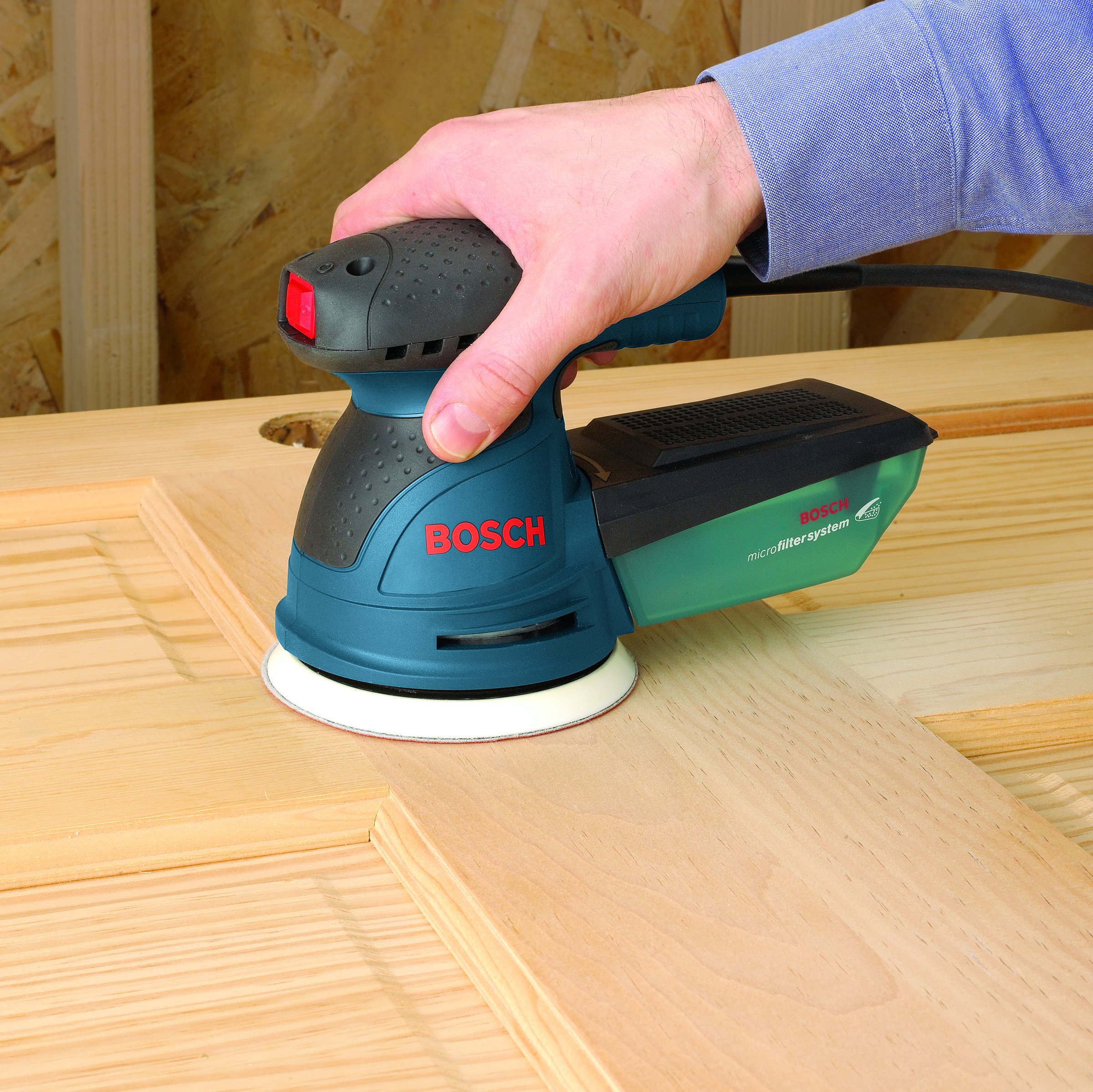 BOSCH ROS10 120 Volt Random Orbit Sander , Blue , 5"