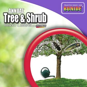 Bonide Annual Tree & Shrub Insect Control with Systemaxx, 32 oz Concentrate, Year Long Protection and Bug Killer