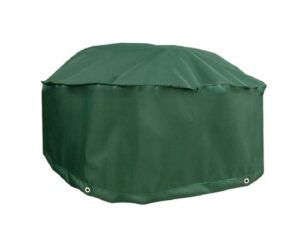 bosmere weatherproof fire pit cover 36" diameter x 26" high, green