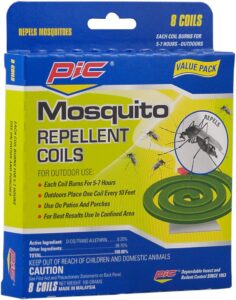 pic c-8-24 8-pack mosquito repellent coils
