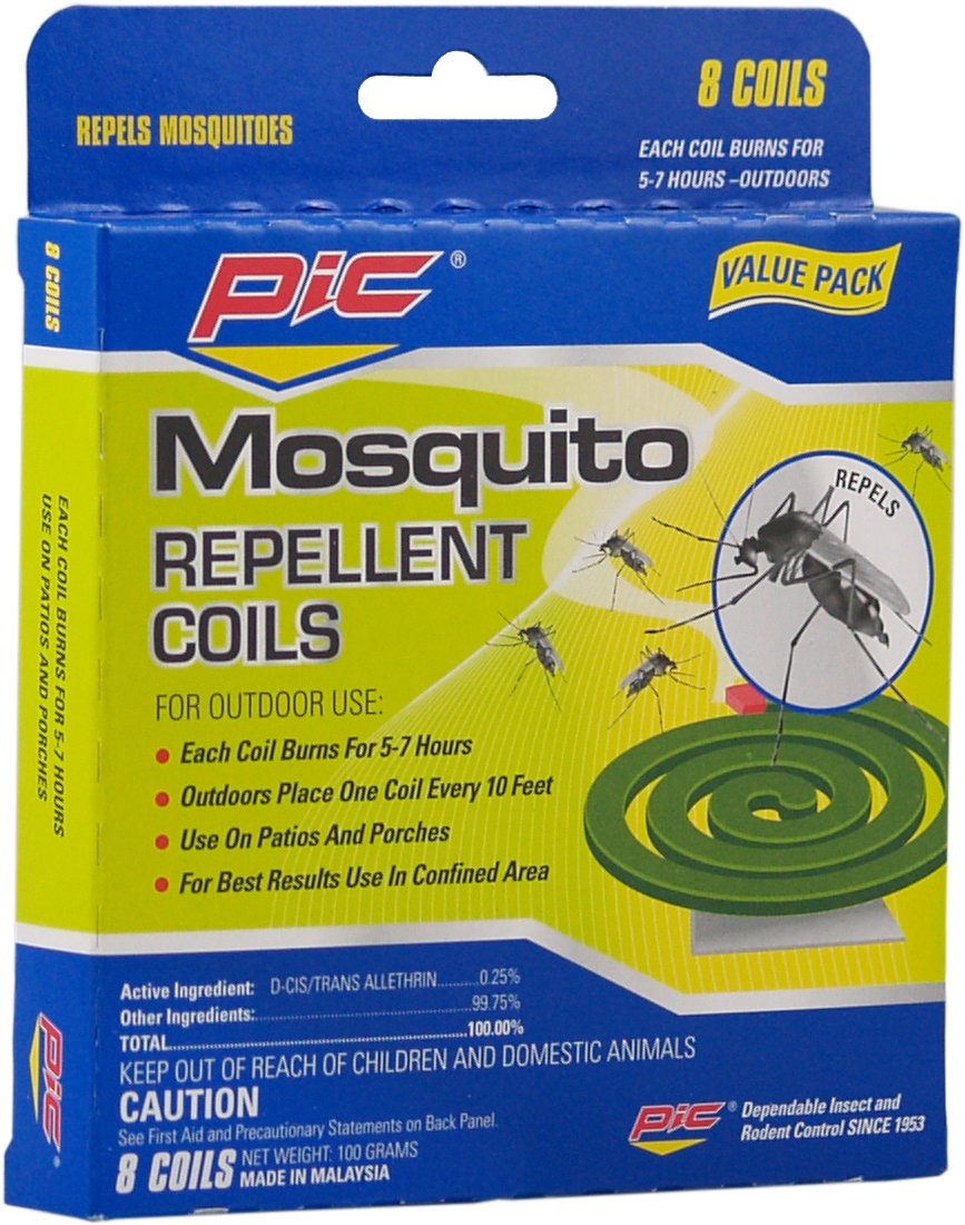 Pic C-8-24 8-Pack Mosquito Repellent Coils