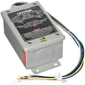 leviton 32120-1 120/240 volt single phase, surge panel, dhc and x10 compatible, 80ka l-n max surge current