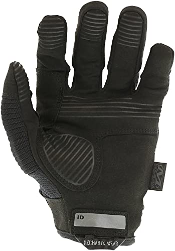 Mechanix Wear: M-Pact 3 Tactical Work Gloves, Touchscreen Capability, Synthetic Leather Gloves, Finger Reinforcement and Impact Protection, Work Gloves for Men (Black, Medium)