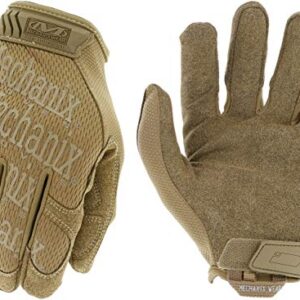 Mechanix Wear: The Original Tactical Work Gloves with Secure Fit, Flexible Grip for Multi-Purpose Use, Durable Touchscreen Safety Gloves for Men (Brown, X-Large)