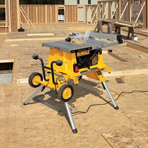 DEWALT Table Saw Stand, Rolling Stand, Collapsible and Portable, Lightweight and Compact (DW7440RS)