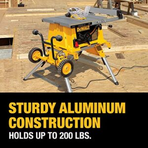 DEWALT Table Saw Stand, Rolling Stand, Collapsible and Portable, Lightweight and Compact (DW7440RS)