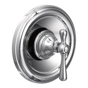 moen kingsley chrome traditional moentrol tub and shower lever handle, valve required, t3111