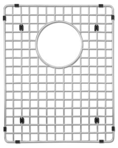 blanco 223189 stainless steel sink grid (precision & precision 10 1-3/4 bowl right bowl & quatrus 518169) accessory, 15.44" l x 12.44" w x 1.34" d