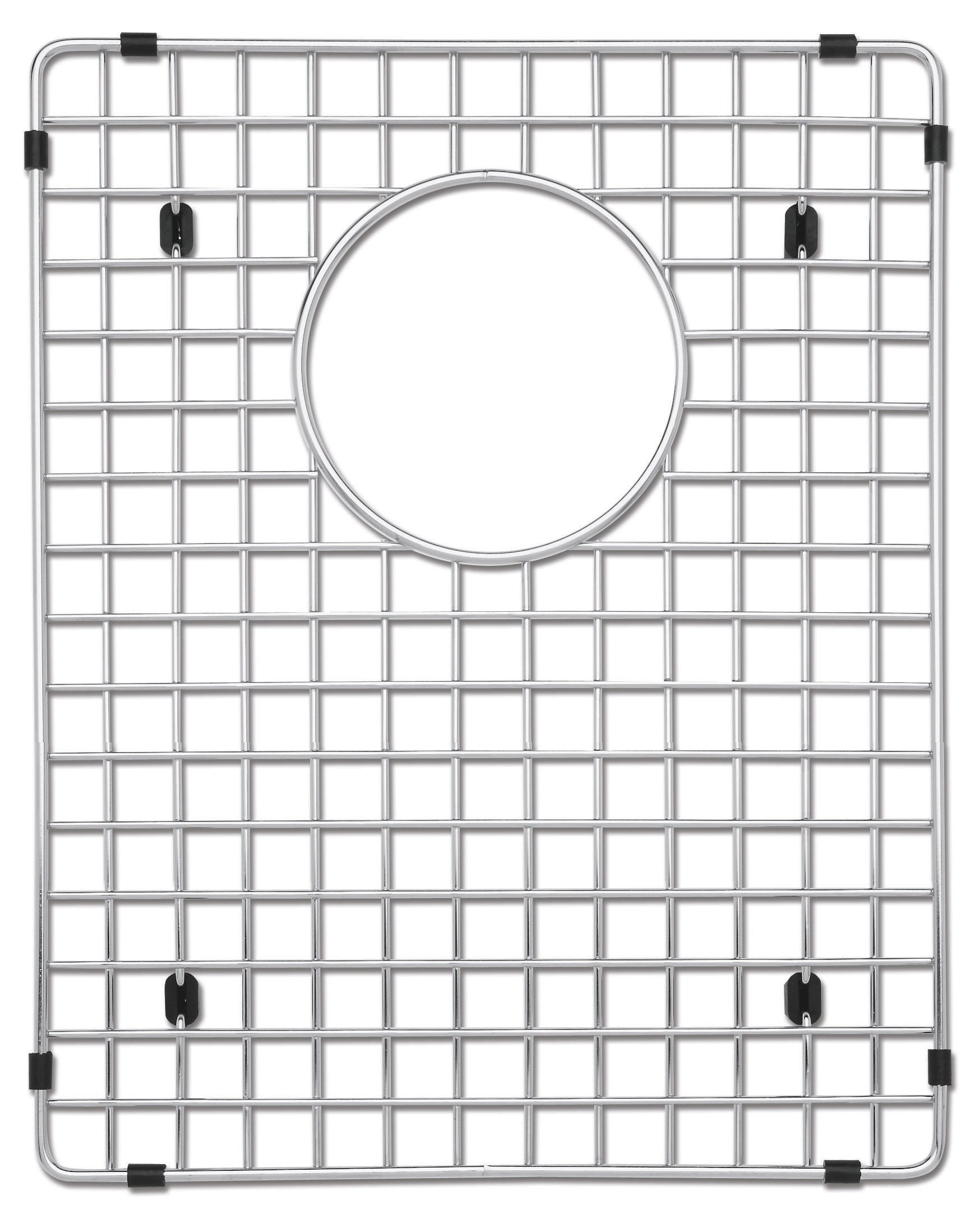 Blanco 223189 Stainless Steel Sink Grid (Precision & Precision 10 1-3/4 Bowl right bowl & Quatrus 518169) Accessory, 15.44" L X 12.44" W X 1.34" D