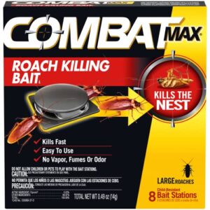 combat source kill max r2 large roach bait, 8 count (pack of 1)