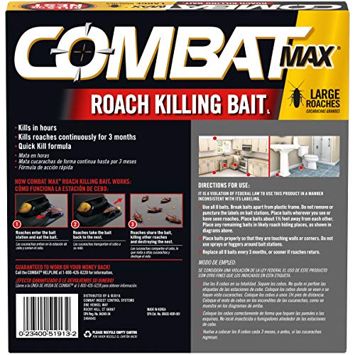 Combat Source Kill Max R2 Large Roach Bait, 8 Count (Pack of 1)