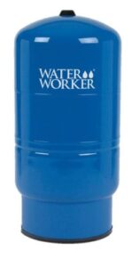 water worker 25005 32gal vertical well tank, 32-gallon, blue