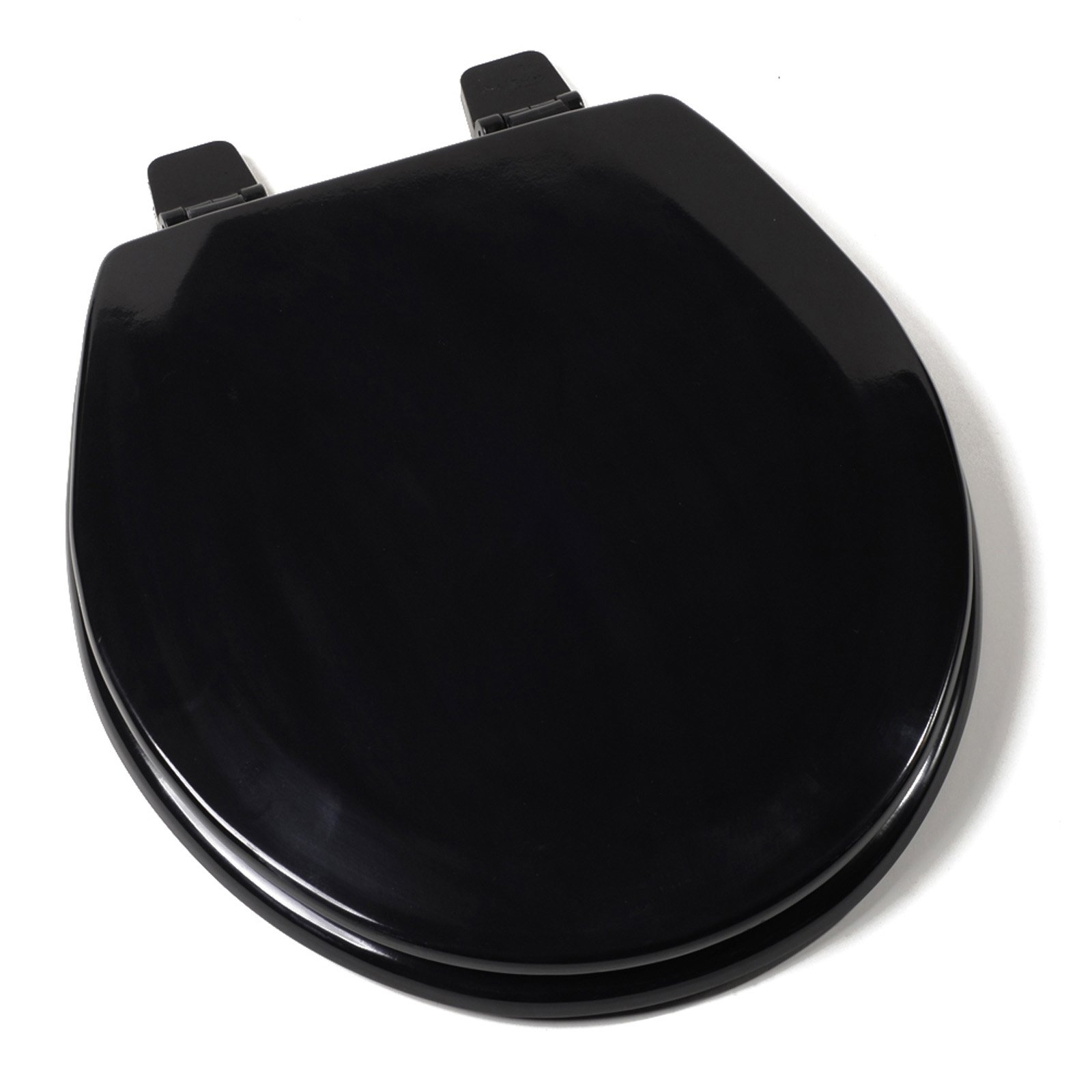 Comfort Seats C3B4R290 Toilet Seat, Round, Black