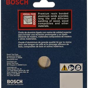 BOSCH SR5R180 5-Piece 180 Grit 5 In. 8 Hole Hook-And-Loop Sanding Discs