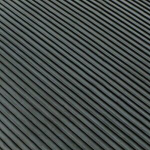 Rubber-Cal "Ramp-Cleat" Non-Slip Outdoor Rubber Mats - 1/8 in x 3 ft x 8 ft Floor Mat