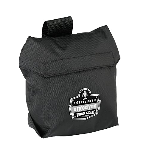 Carry Pouch for Half Mask Respirators, Straps to Attach Around Belt, Cover Flap Closure, 8.5" L x, 3" W, 7" H, Ergodyne Arsenal 5182,Black