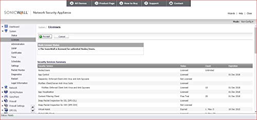 SonicWall 1YR TotalSecure Email Subscription 50 01-SSC-7400