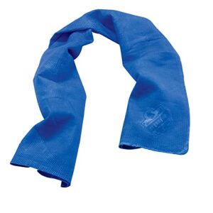 ergodyne chill-its 6602 evaporative cooling towel, blue 13 inches x 29.5 inches