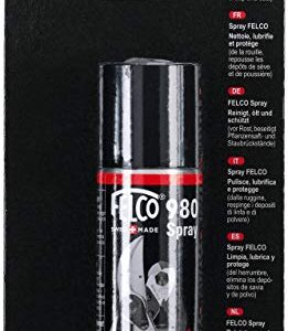 Felco Tool Lubricant (F 980) - Biodegradable Synthetic Maintenance Product Spray Grease,Red, Black