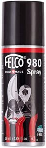 felco tool lubricant (f 980) - biodegradable synthetic maintenance product spray grease,red, black