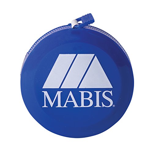 MABIS Retractable Tape Measure, Compact Flexible Measuring Tape, Body Tape Measure, 60 Inches, Blue