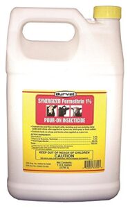 durvet fly 003-3704 synergized permethrin 1% pour-on insecticide, 1 gallon