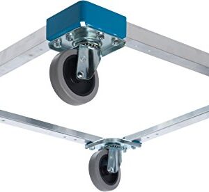 Carlisle FoodService Products C2220A14 Universal Aluminum Warewashing Rack Dolly Without Handle