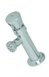 t&s brass b-0800 metering faucet, single temperature, 1/2-inch npt female inlet, rosespray