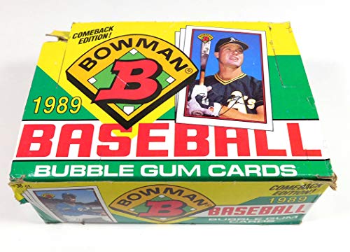 1989 Bowman Baseball Box (36 Packs) Possible Sheffield Griffey Martinez Rookies