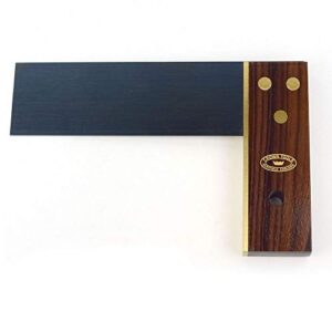 crown tools 125 6 inch try square, rosewood