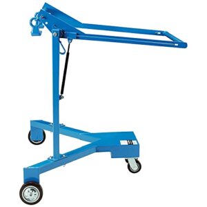 global industrial portable drum lifter & palletizer, steel, blue, 800 lb. capacity