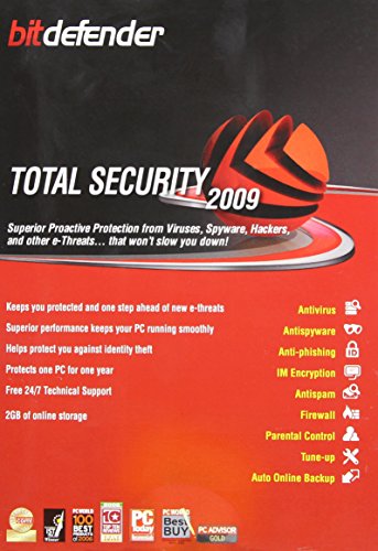 Bitdefender Total Security 2009 1Yr/1Pc