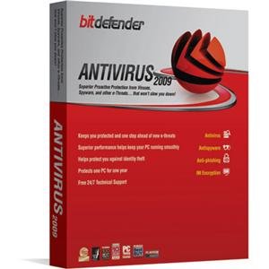 bitdefender antivirus 2009  - 1yr/1pc