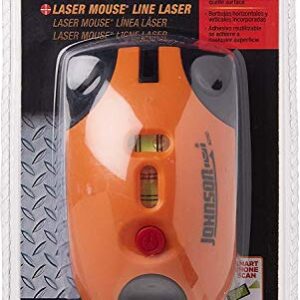 Johnson Level & Tool 9250 Laser Mouse, 30' Interior Range, Orange, 1 Laser Mouse