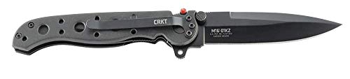 COLUMBIA RIVER KNIFE & TOOL CRKT M16-01KZ EDC Folding Pocket Knife: Everyday Carry, Black Blade, Automated Liner Safety, Nylon Handle, Pocket Clip