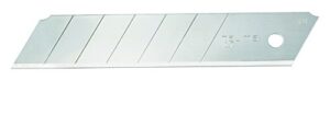 tajima utility knives & blades - 10-pack 1" rock hard box cutter snap blades with premium tempered steel & ultra-sharp edge - lcb-65