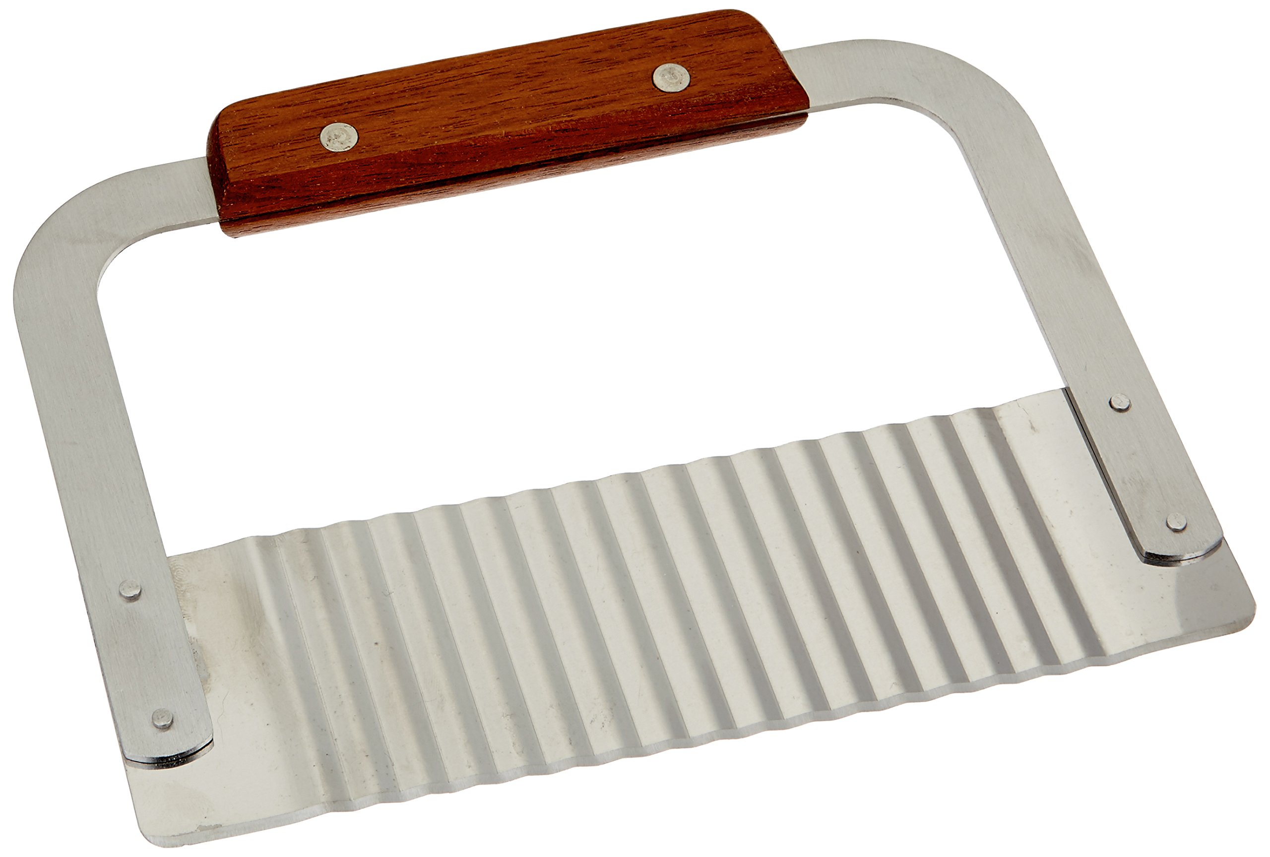 Winco 7-Inch Blade Serrator with Wooden Handle