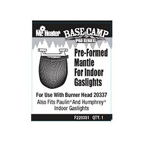 Mr. Heater Base Camp Pro Series Pre-Formed Mantle for Indoor Propane Gaslights