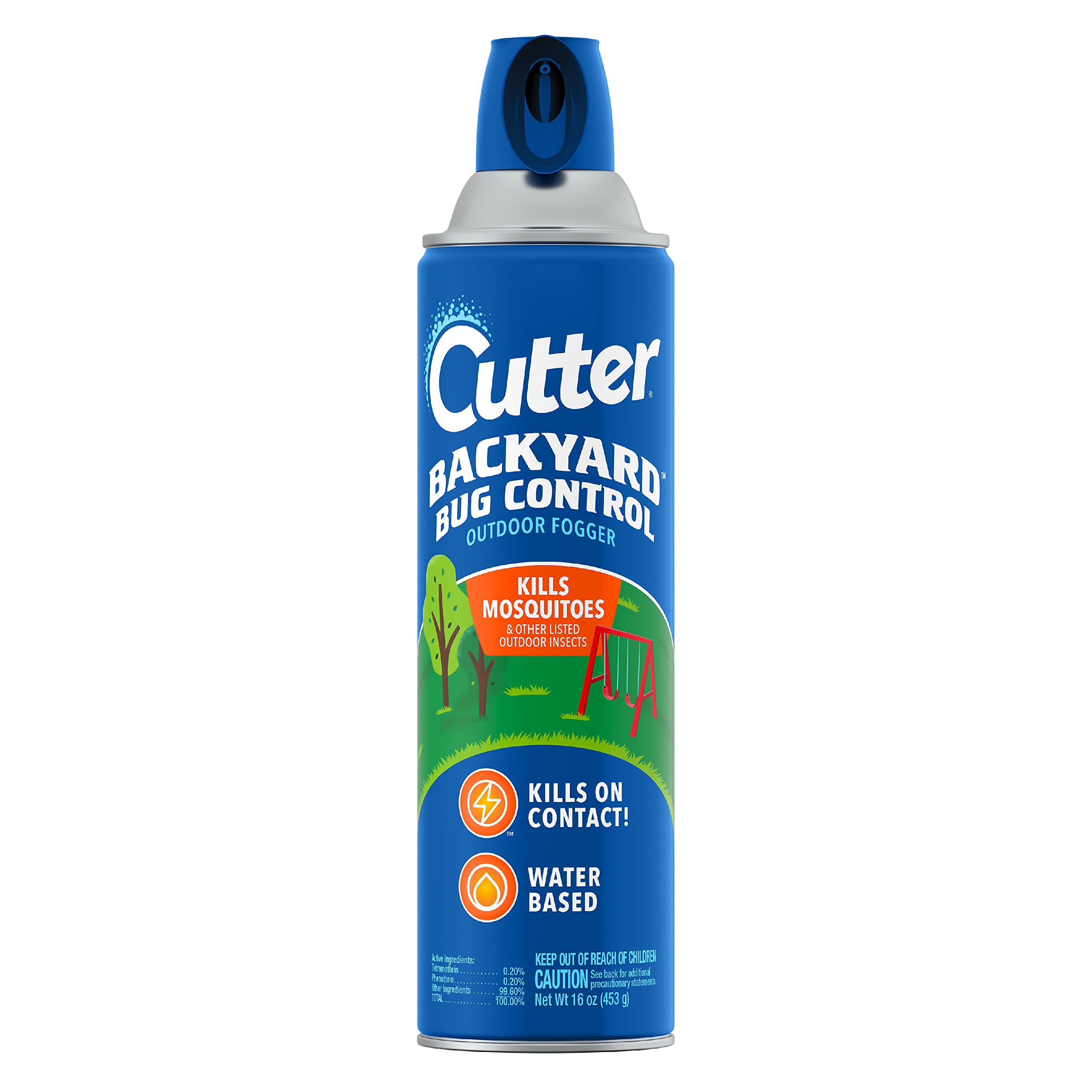 Cutter Backyard Bug Control Outdoor Fogger, Kills Mosquitos, Gnats & Flies, Perfect for Backyards, Decks, Patios, 16 Ounce For Insects