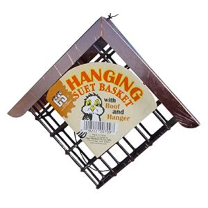 c&s hanging suet basket w/roof 14.4 ounces