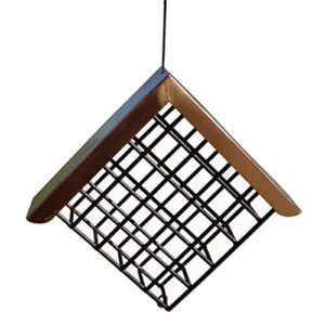 C&S Hanging Suet Basket w/Roof 14.4 Ounces