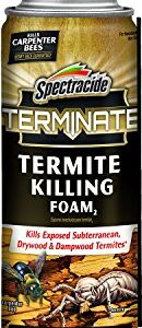 Spectracide Terminate Termite Killing Foam, Kills Exposed Subterranean, Drywood and Dampwood Termites On Contact, for Insects, 16 fl Ounce