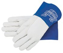 memphis glove 127-4850m mig/tig welders gloves, premium grade grain goatskin, medium, beige (pack of 12)